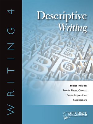 cover image of Writing 4 Descriptive Writing